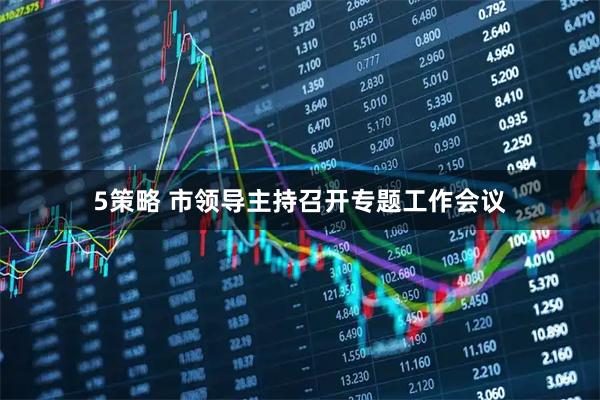 5策略 市领导主持召开专题工作会议