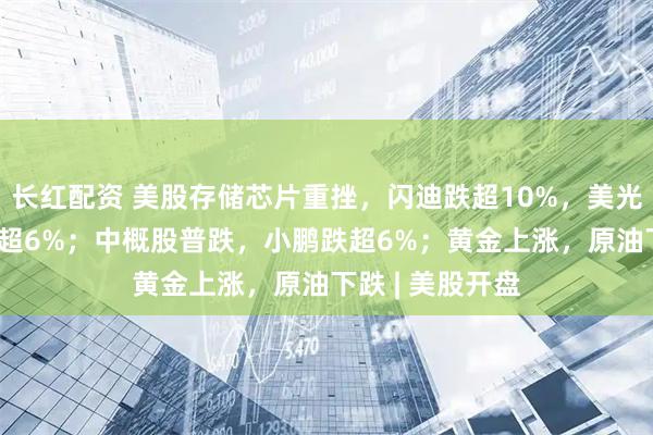 长红配资 美股存储芯片重挫，闪迪跌超10%，美光、SK海力士跌超6%；中概股普跌，小鹏跌超6%；黄金上涨，原油下跌 | 美股开盘